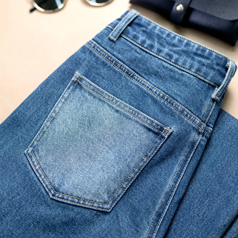 YUNGE Jeans Women's Blue-6