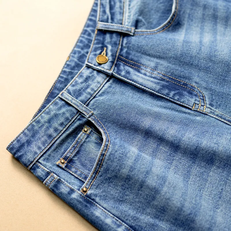 YUNGE Jeans Women's Blue-5