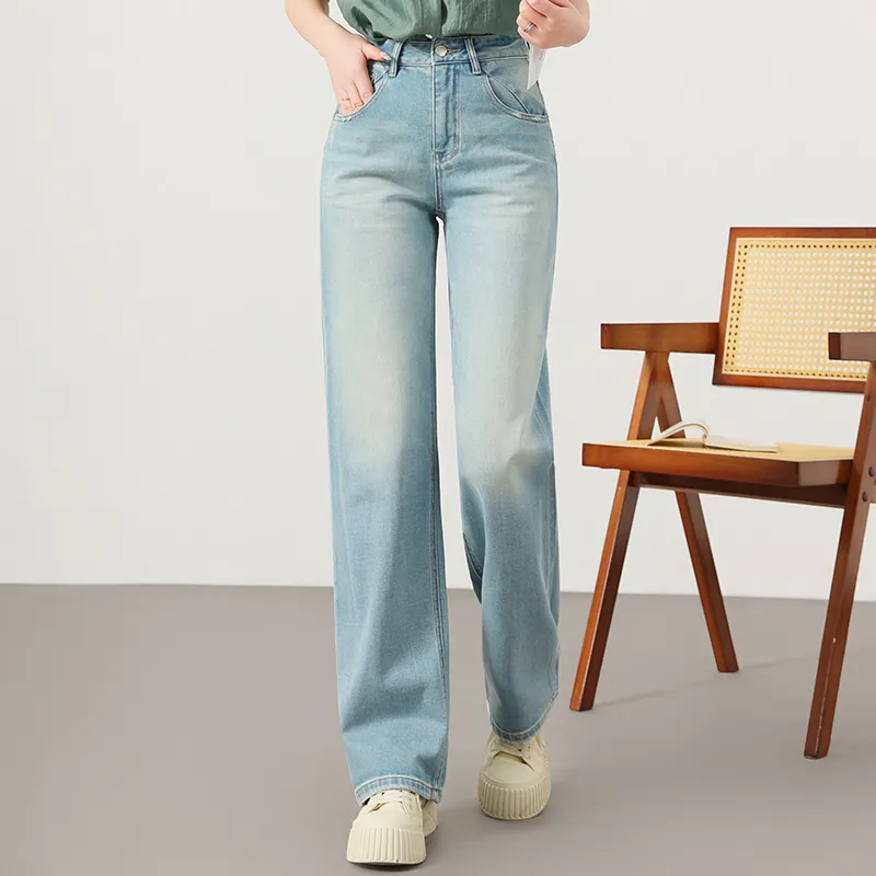 YUNGE Jeans Women's Blue-2