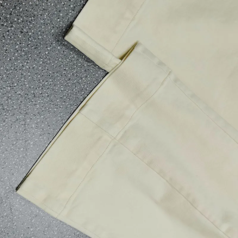 YUNGE Jeans Women's Beige Apricot-3
