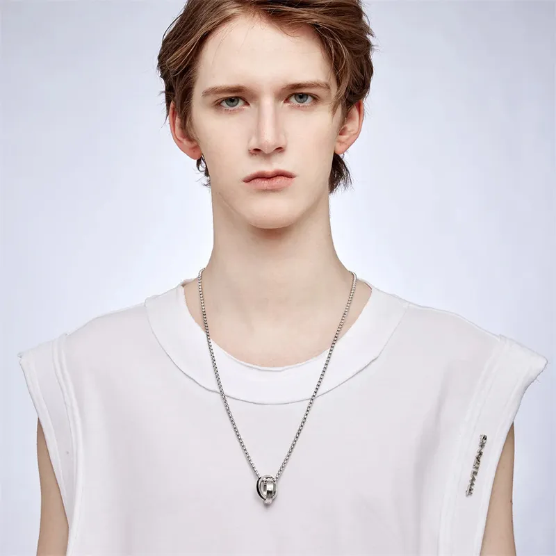 Guuka Stainless Steel Necklaces Unisex-8