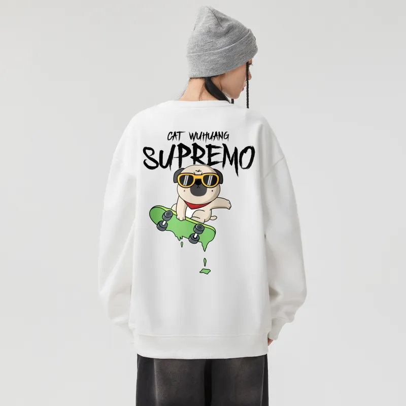 Supremo Cat Sweatshirts Unisex-12