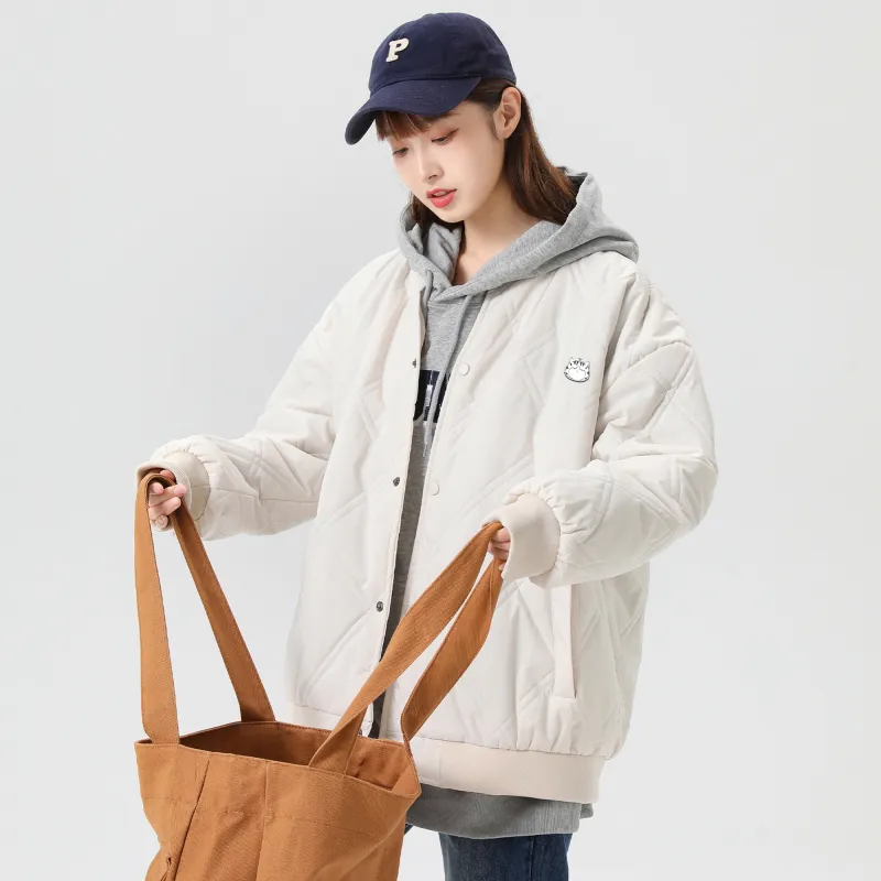 Supremo Cat Puffer Jacket Unisex-19