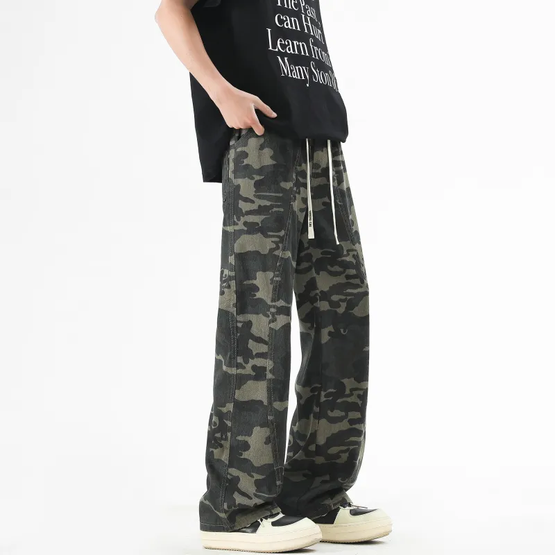 Supremo Cat Jeans Unisex Camouflage-3
