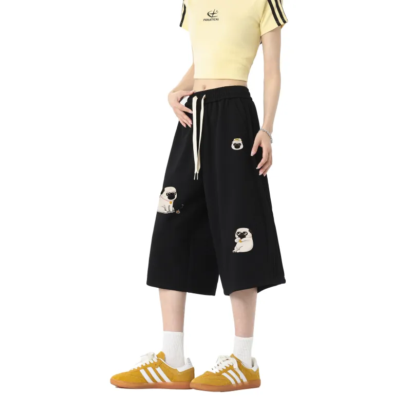 Supremo Cat Casual Shorts Women's-5