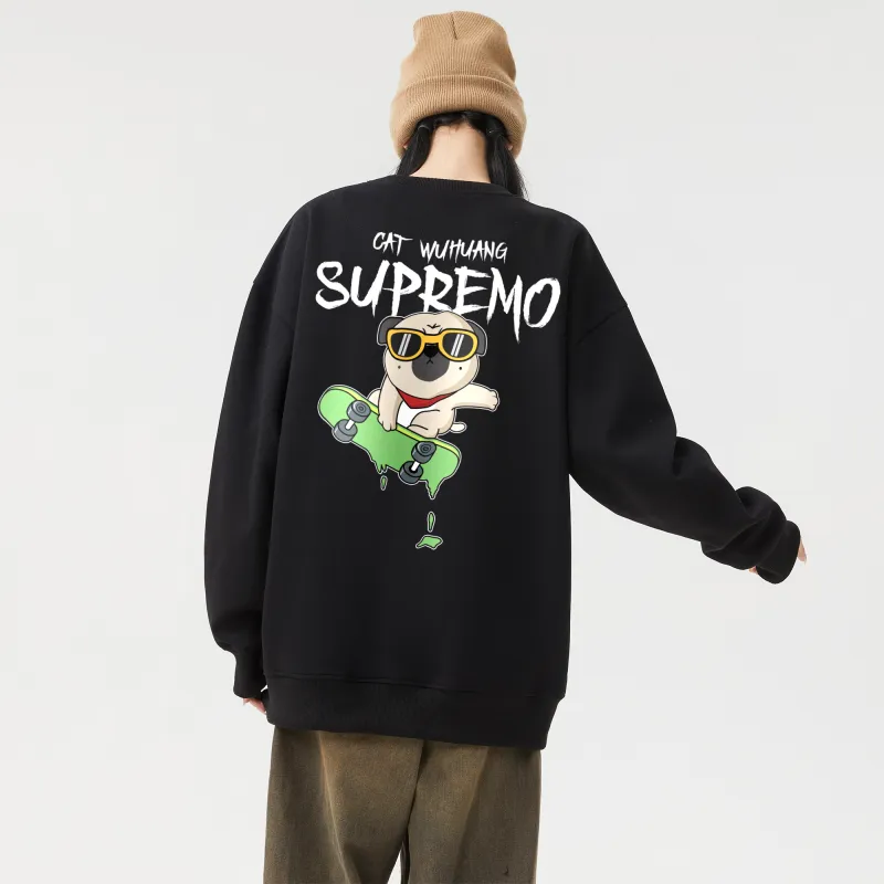 Supremo Cat Sweatshirts Unisex-4