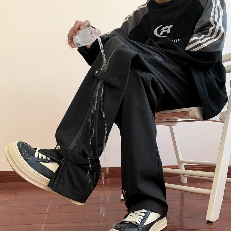 Supremo Cat Casual Pants Unisex Black-5