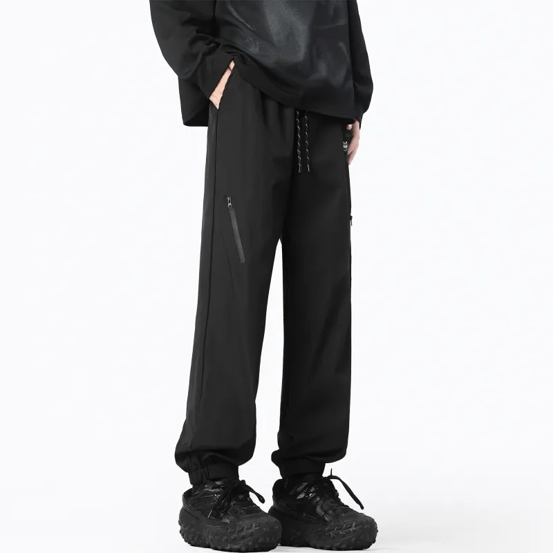 Supremo Cat Windbreaker Pants Unisex Black-3