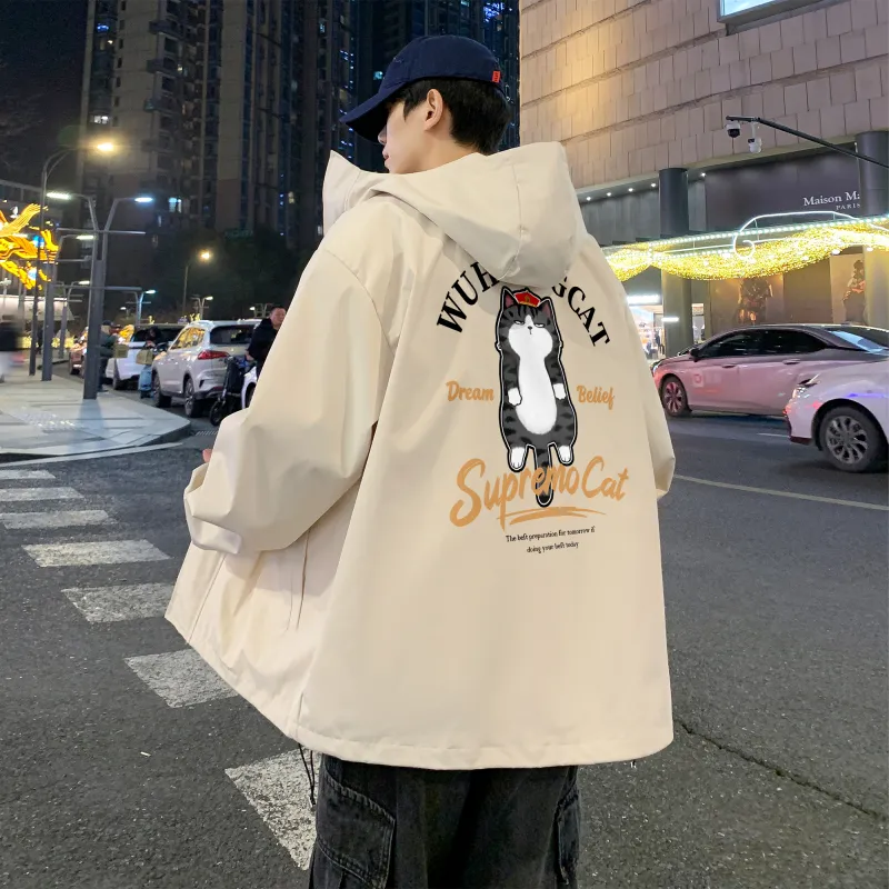 Supremo Cat Jackets Coats Unisex-8