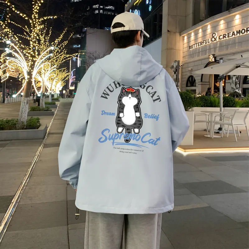 Supremo Cat Jackets Coats Unisex-13