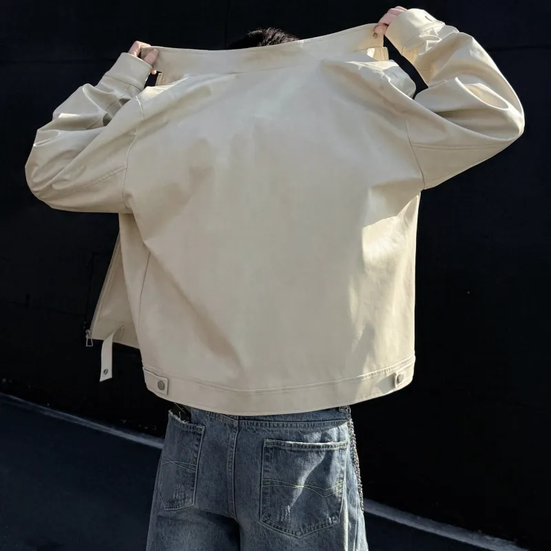 Supremo Cat Leather Jacket Unisex-8