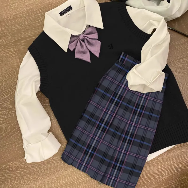 CHENGNANSHIZHONGYI Skirt Set Women's-2