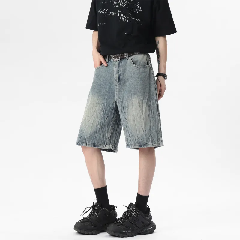HONOR OF KINGS Denim Shorts Sun Wukong Model Unisex-3