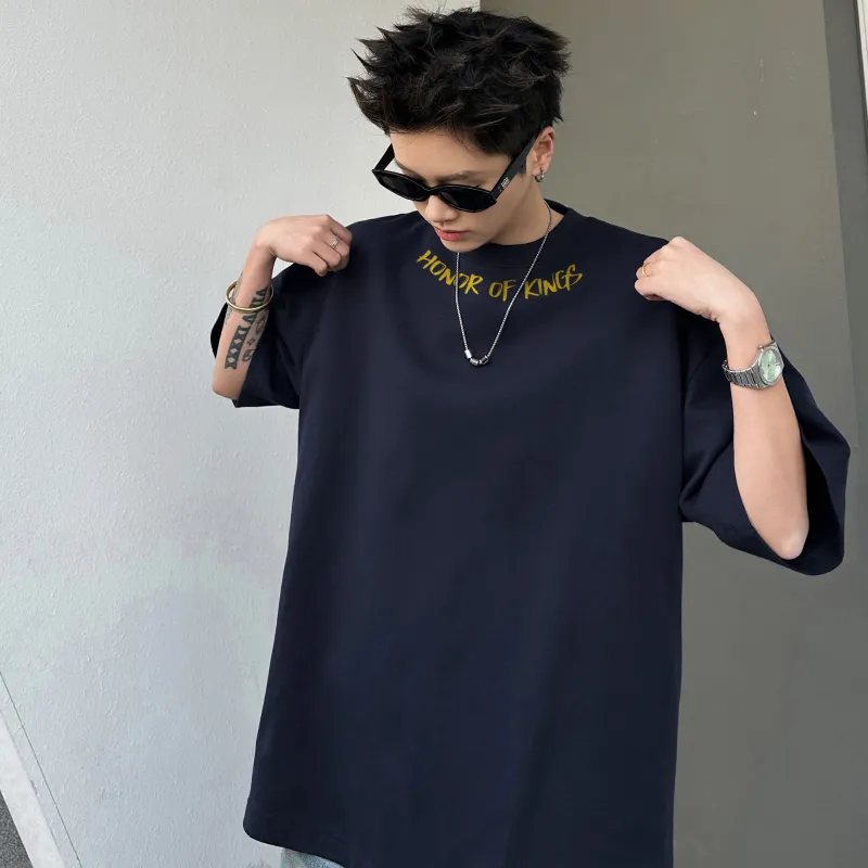 HONOR OF KINGS Short Sleeved T Shirts Slogan Section Unisex-33