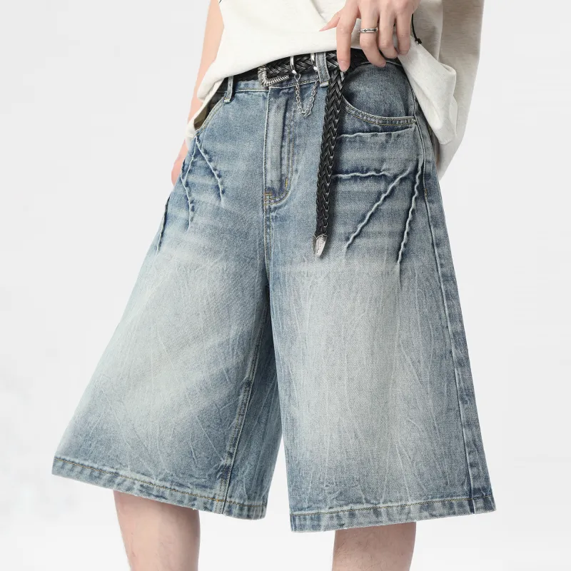 HONOR OF KINGS Denim Shorts Slogan Section Unisex-2
