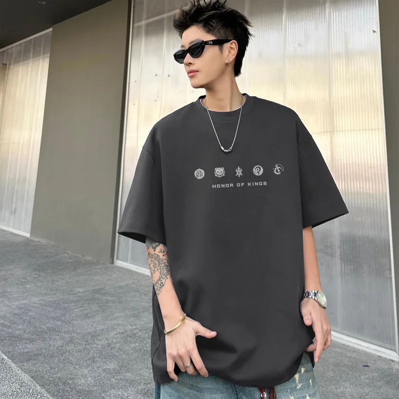 HONOR OF KINGS Short Sleeved T Shirts Hero Logo Unisex-7