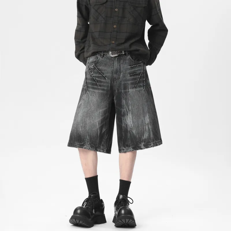 HONOR OF KINGS Denim Shorts Slogan Section Unisex-9