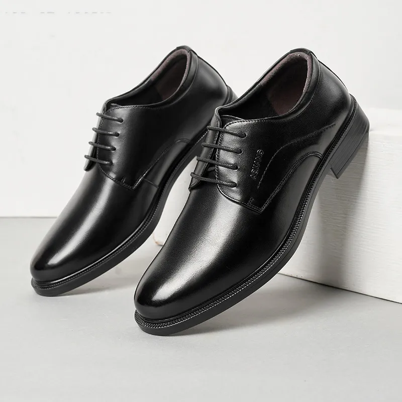 AOKANG Dress Shoes Men Low Top None-3