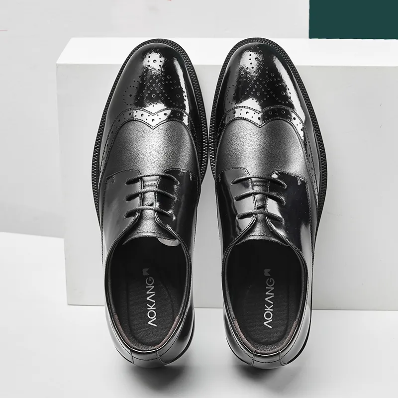 AOKANG Casual Shoes Men's Black-2