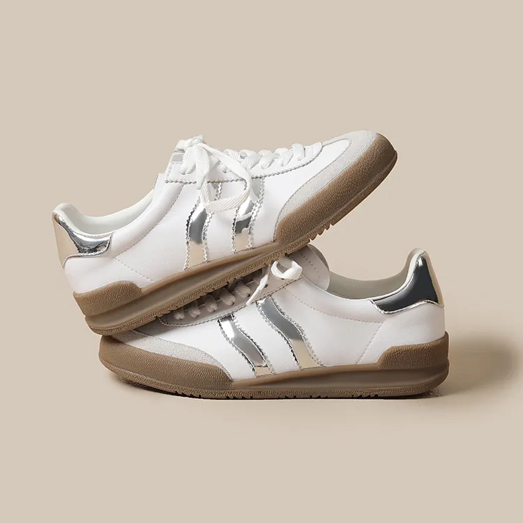 JOSINY Vintage German Army Trainers Lightweight Low Top Skateboard Shoes Women's-20