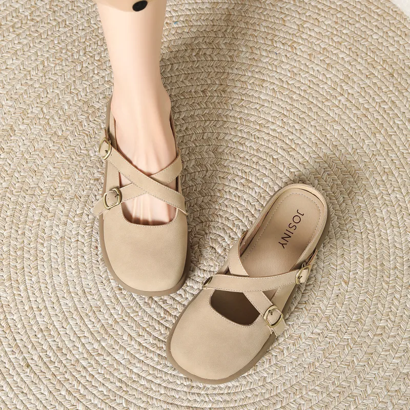 JOSINY Slip Resistant Quick Dry Closed Toe Slippers Women's-1