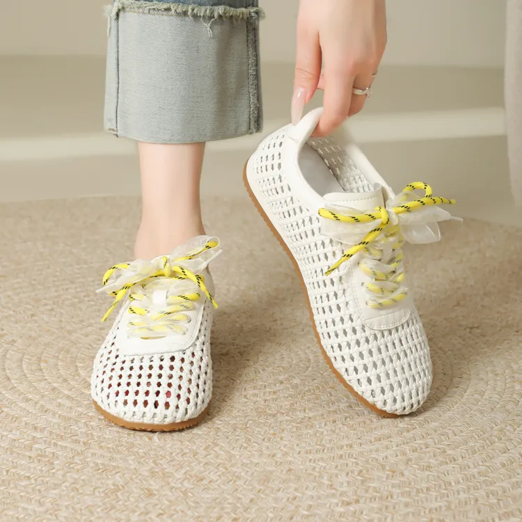JOSINY Low Top Casual Shoes Women's Ecru Gift Box Set-5