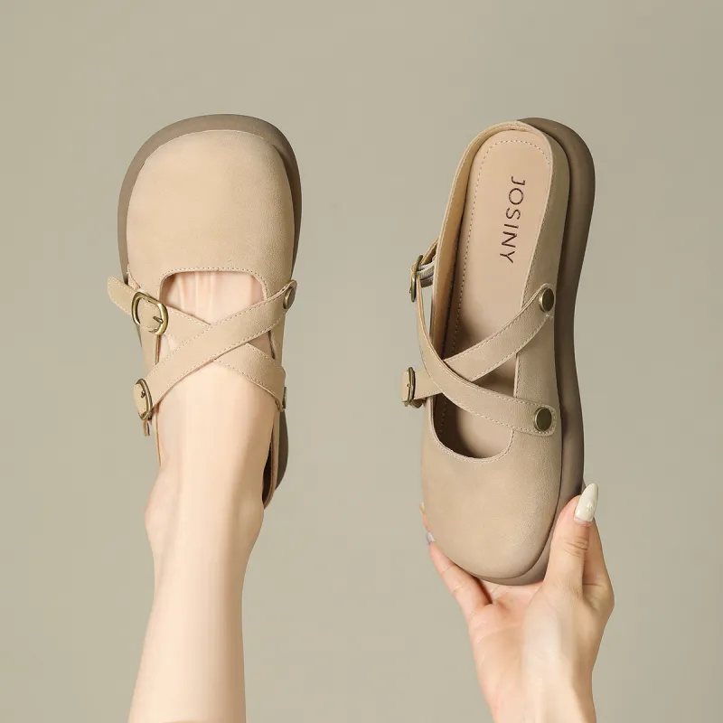 JOSINY Slip Resistant Quick Dry Closed Toe Slippers Women's-4