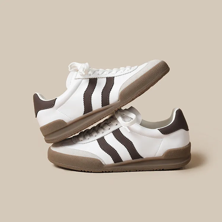 JOSINY Vintage German Army Trainers Lightweight Low Top Skateboard Shoes Women's-5