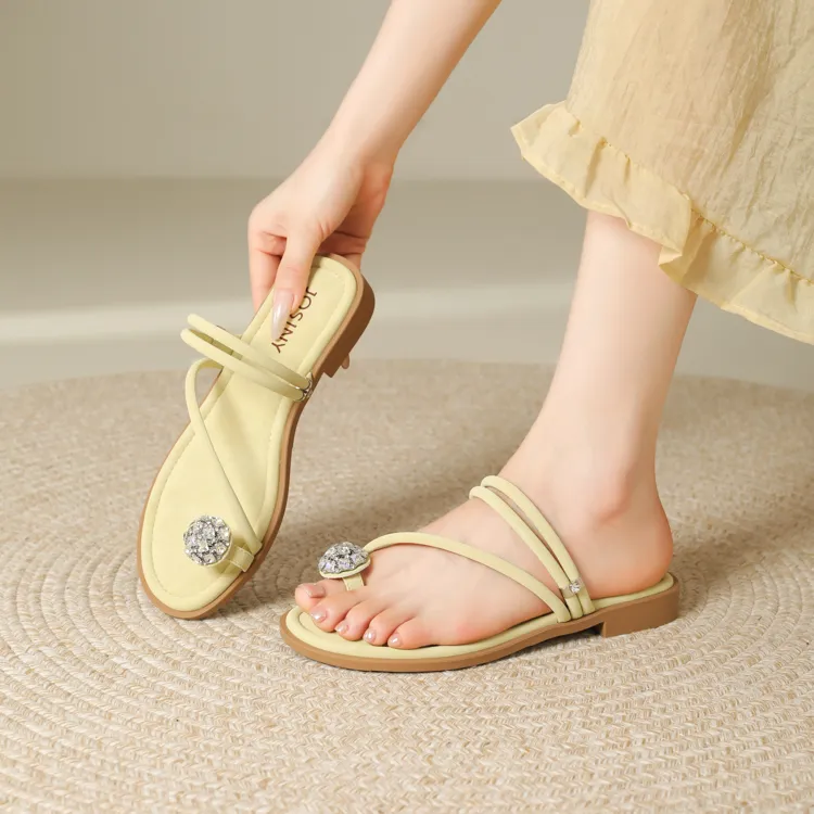 JOSINY Slide Slippers Women's Green-3