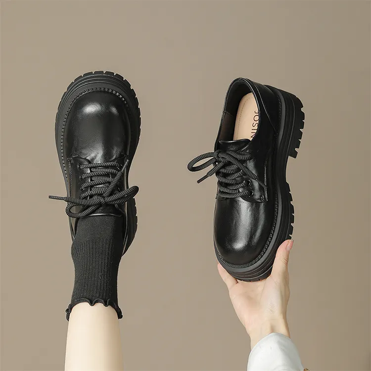 JOSINY Platform Petite Loafers Women's Casual Shoes Women's-6