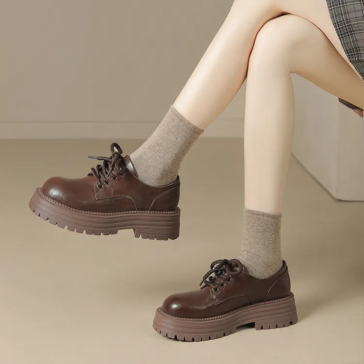 JOSINY Platform Petite Loafers Women's Casual Shoes Women's-9