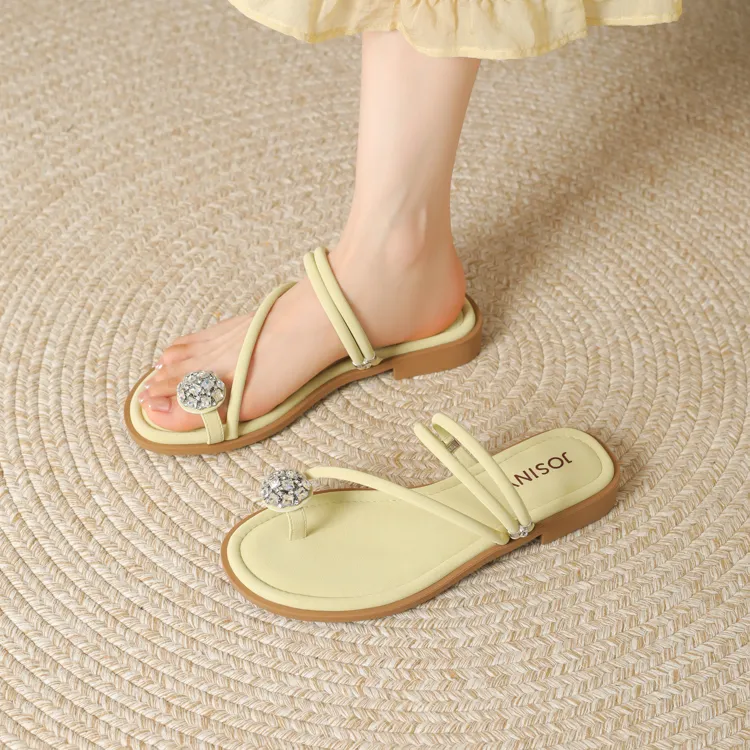JOSINY Slide Slippers Women's Green-1