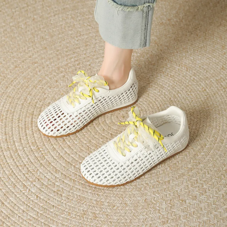 JOSINY Low Top Casual Shoes Women's Ecru Gift Box Set-2