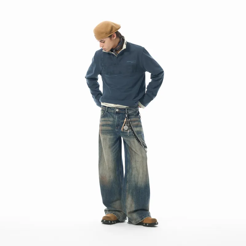 JHYQ Jeans Unisex Blue-4
