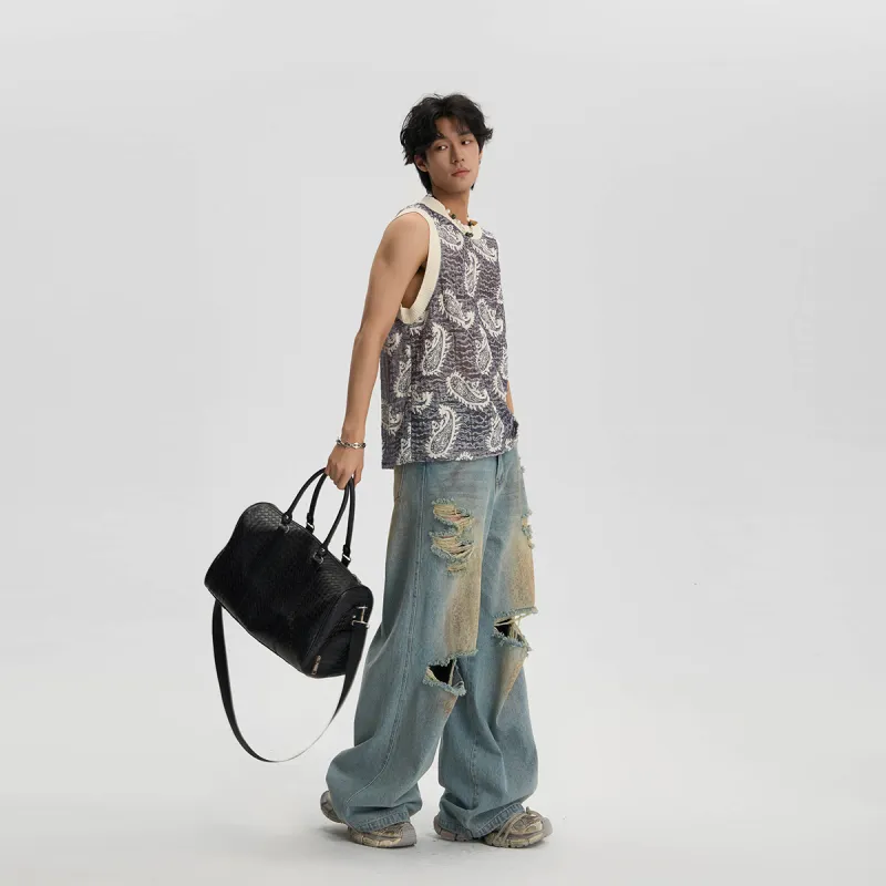 JHYQ Jeans Unisex Blue-7