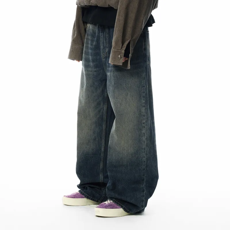 JHYQ Jeans Unisex Blue-3