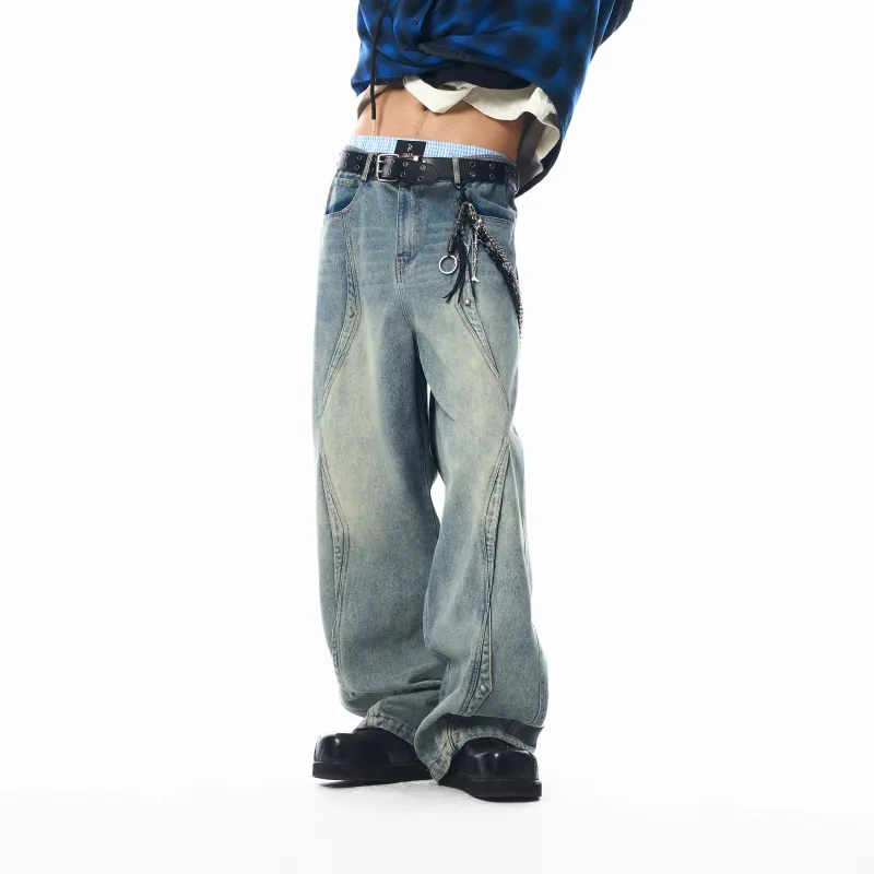 JHYQ Jeans Unisex Blue-6