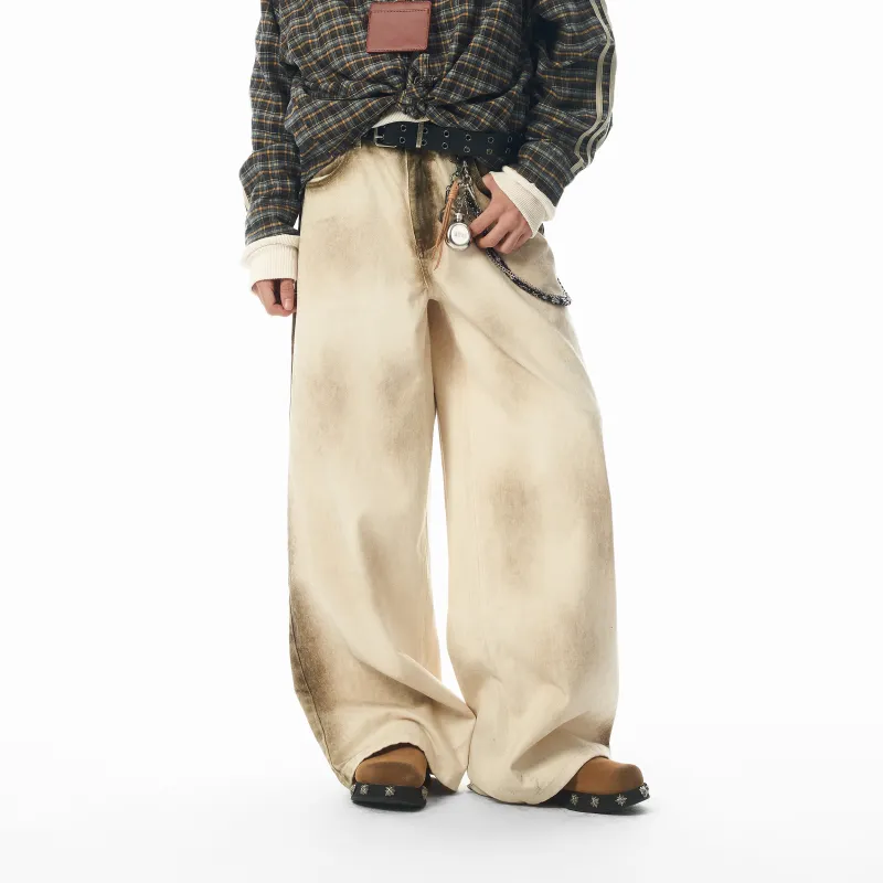 JHYQ Jeans Unisex Ecru-2