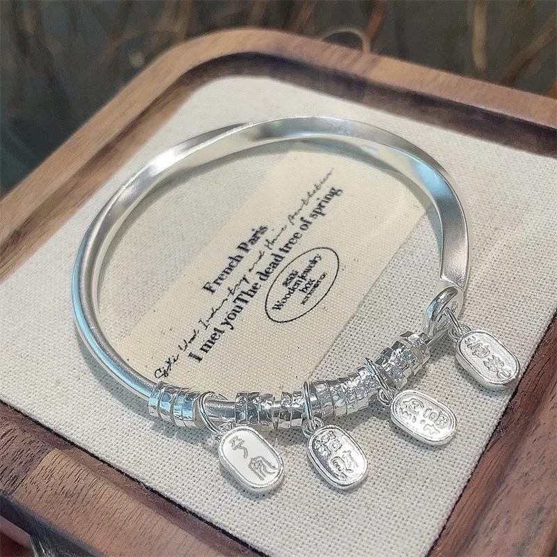 AFENY 925 Sterling Silver Bangles Women's-1