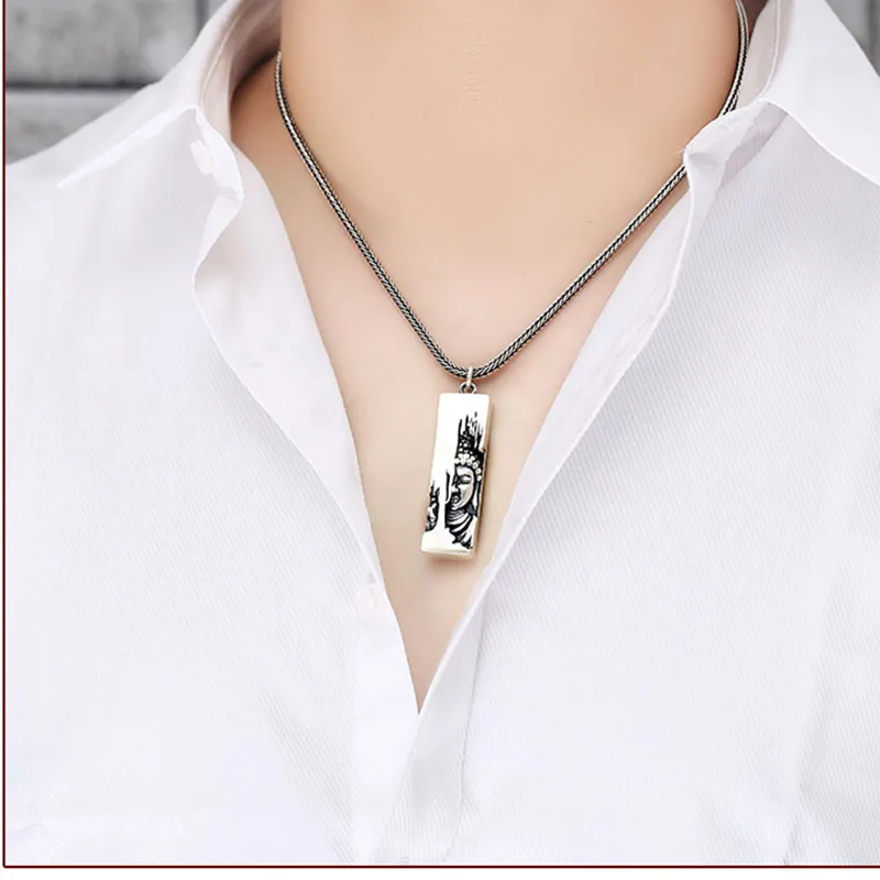 AFENY Copper Silver Plated Pendants Men's-4