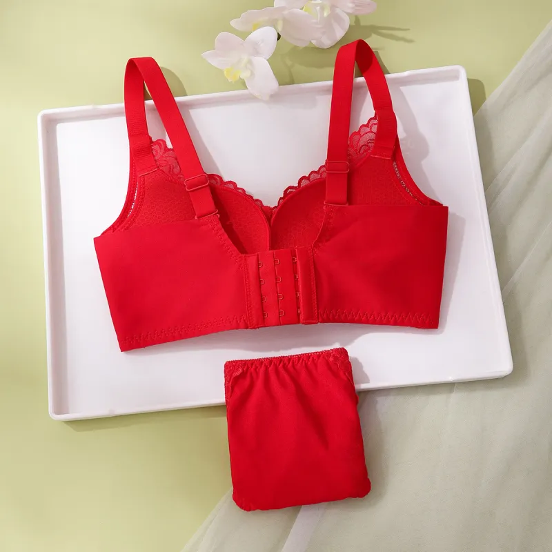 ALDOLA Underwear Set Women's Red-4