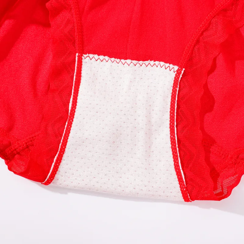 ALDOLA Underpants Women's 3 Pack Red-14