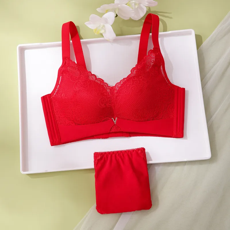 ALDOLA Underwear Set Women's Red-3