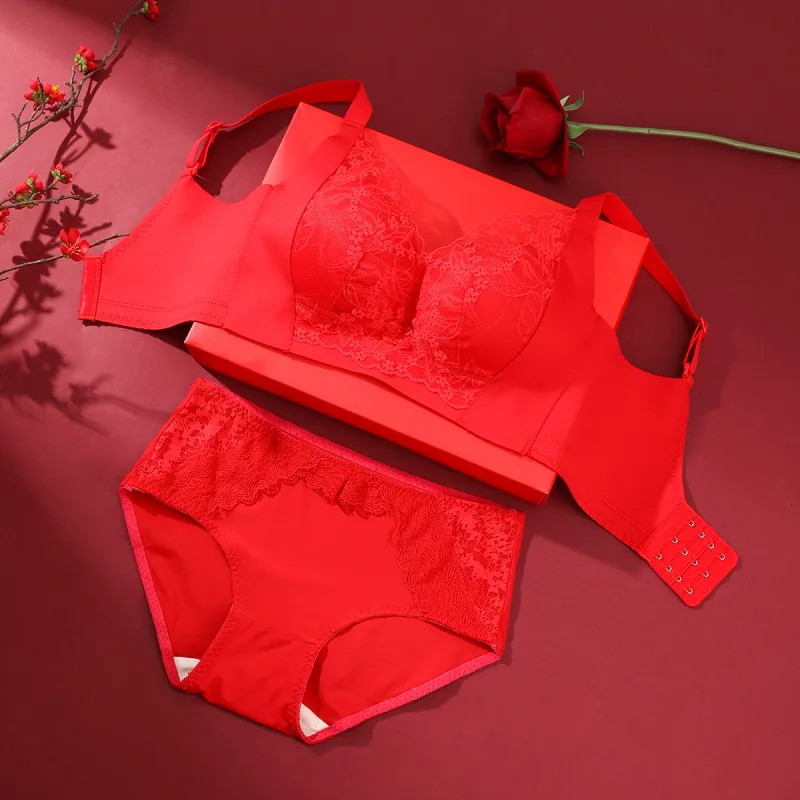 ALDOLA Underwear Set Women's Red-3