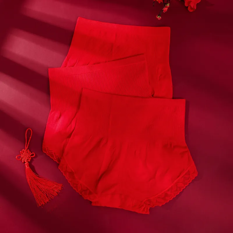 ALDOLA Underpants Women's 3 Pack Red-9