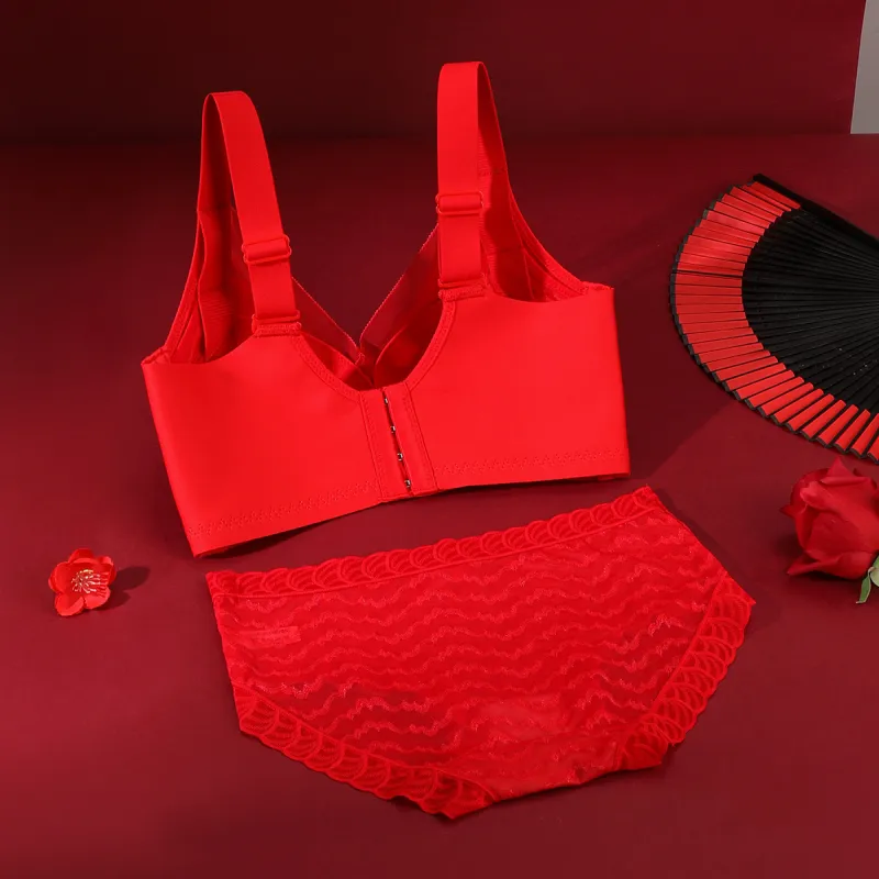 ALDOLA Underwear Set Women's Red-3