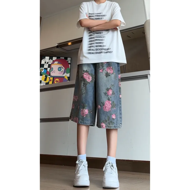 GEOFFREY B. SMALL Denim Shorts Unisex-4