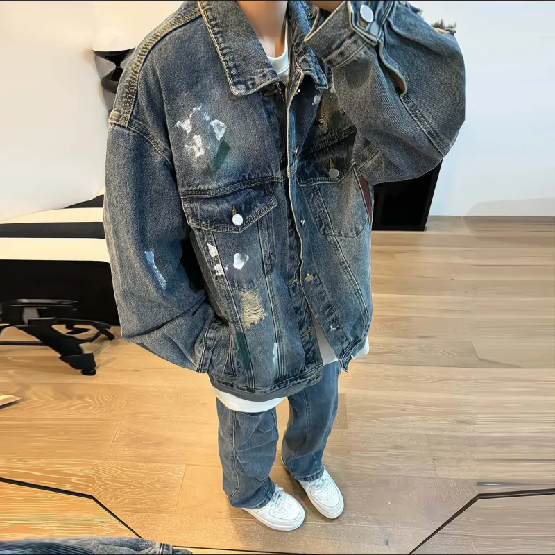 GEOFFREY B. SMALL Denim Jacket Unisex Blue-2