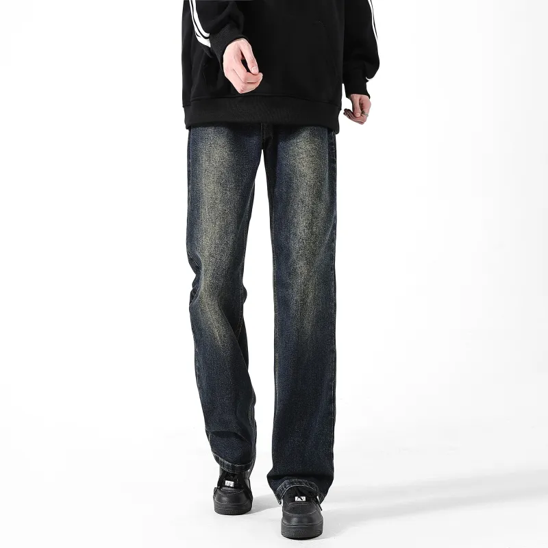 GEOFFREY B. SMALL Jeans Unisex Vintage Blue-4