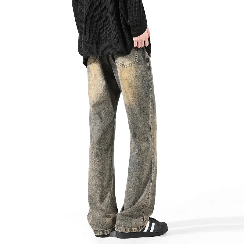 GEOFFREY B. SMALL Jeans Unisex Yellow Mud Gray-4